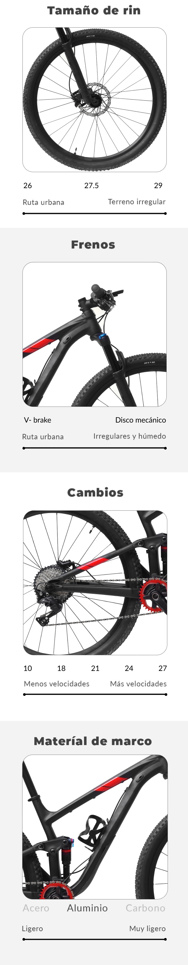 Bicicleta Caracteristicas