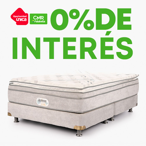 0% Interés en Colchones y Camas + Envío Gratis