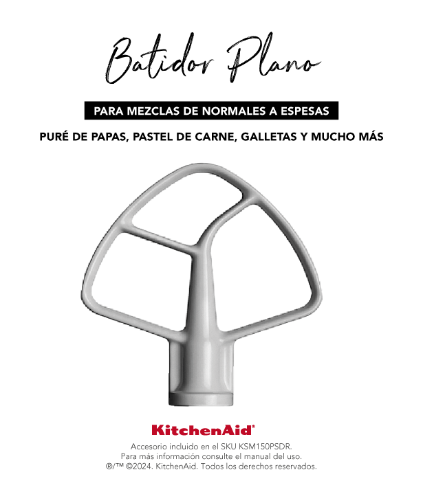 Batidor Plano KitchenAid®