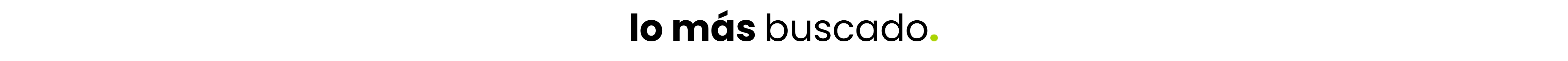 lo mas buscado