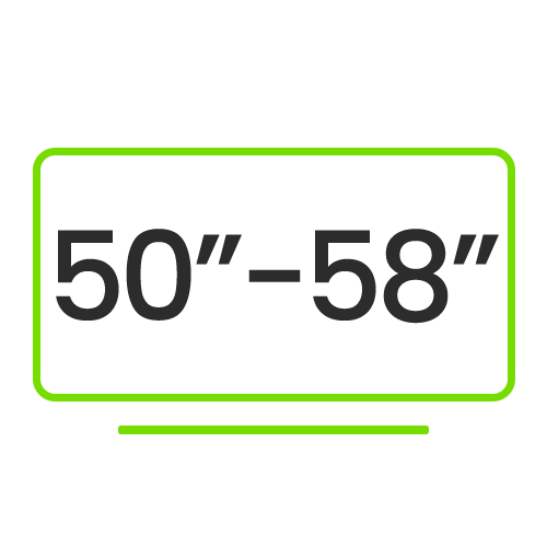 Tvs entre 50' - 58'