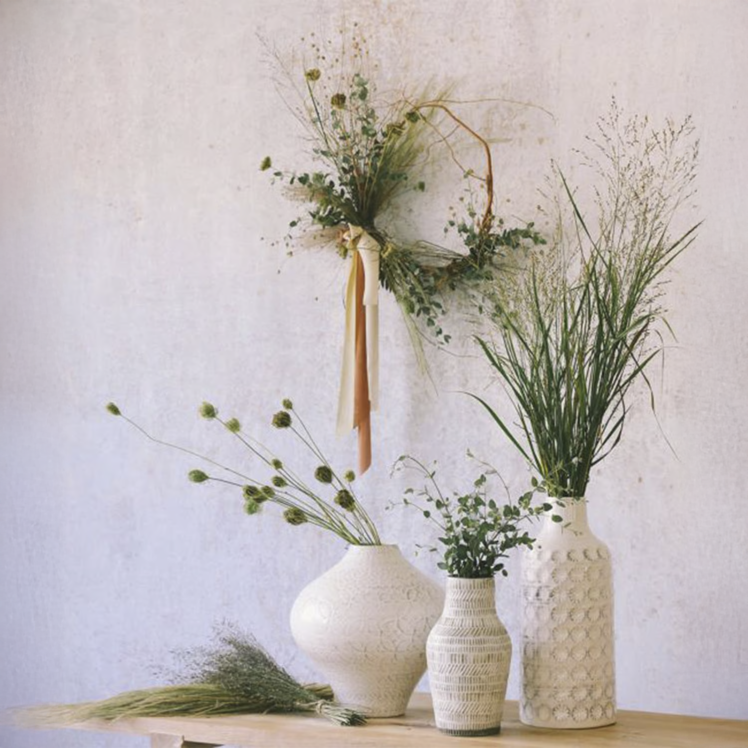 Jarrones y flores