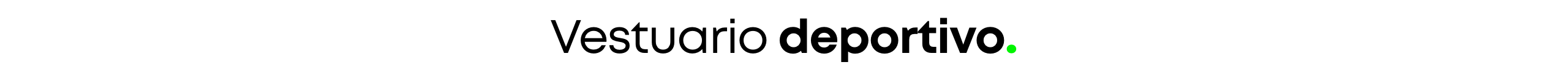 Vestuario deportivo