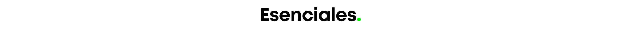 esenciales mujer