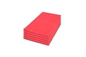 PAD RECTANGULAR 14X20, BRILLO 20 ROJO