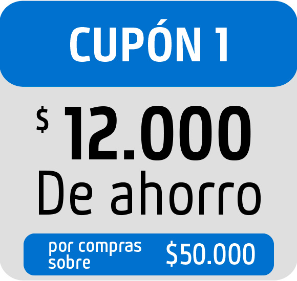 $12.000 de ahorro en compras sobre $50.000