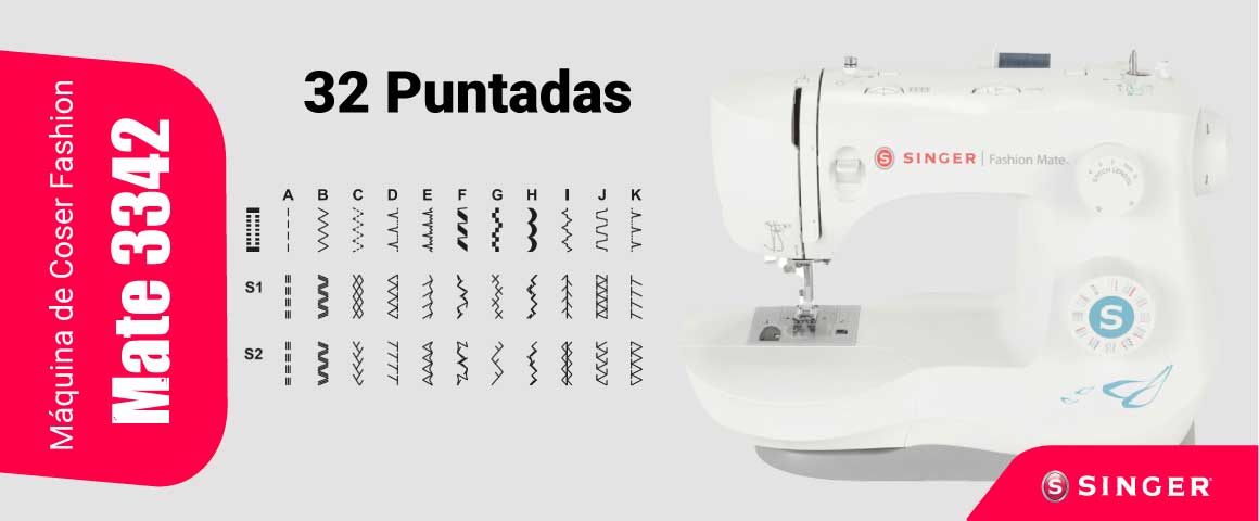 Máquina De Coser Domestica 3342