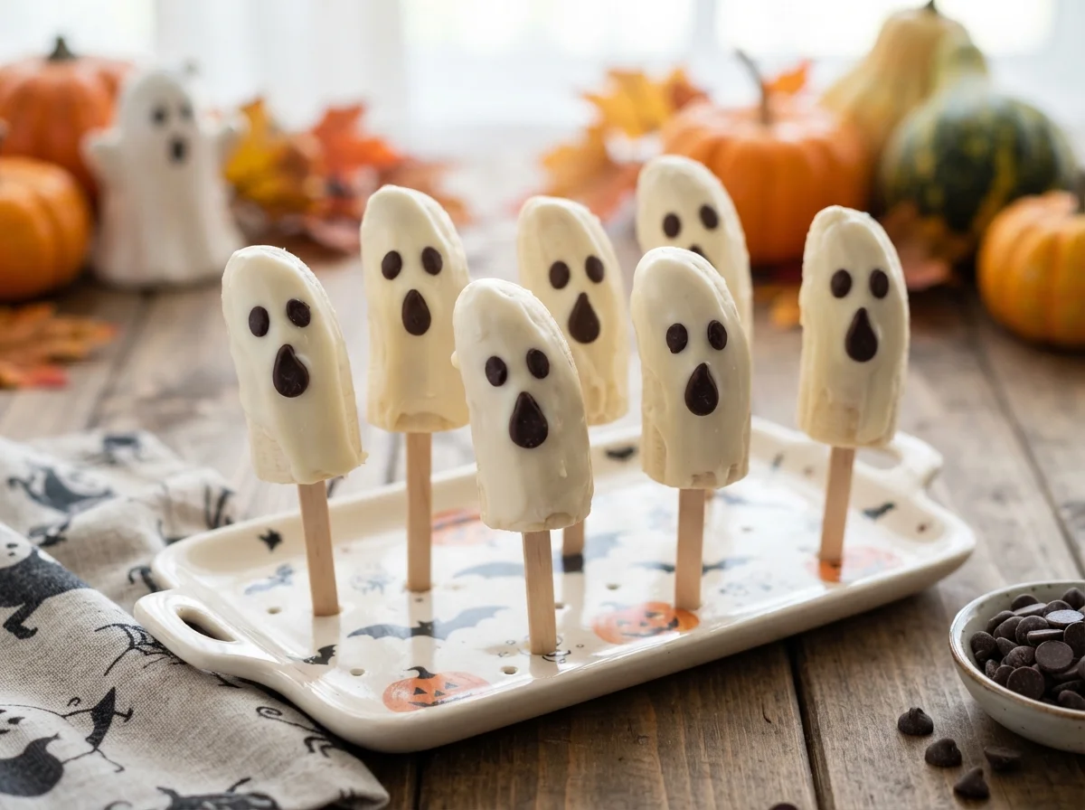 Fantasmas de Plátano con Chocolate