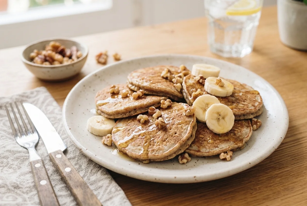 Receta de Panqueques de Plátano