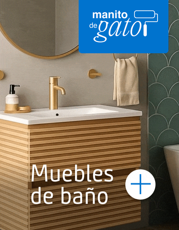 Ir a muebles de baño del especial Manito de Gato.
