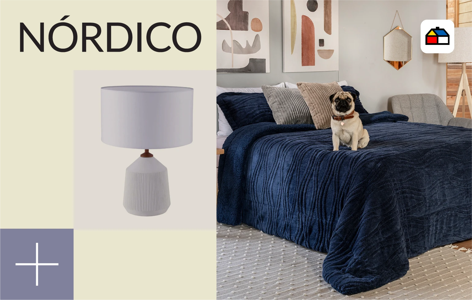 Productos del estilo nórdico en el especial Textil