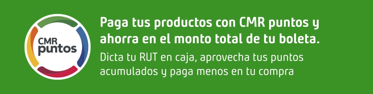 Paga tus productos con CMR Puntos y ahorra en el monto total de tu boleta, solo dictando tu RUT