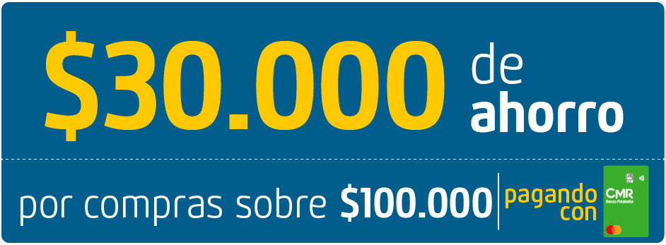 $30.000 de ahorro en compras sobre $100.000
