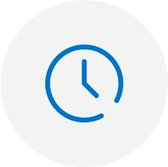 Reloj en el proceso de tipos de entrega