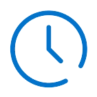 Reloj en el proceso de tipos de entrega