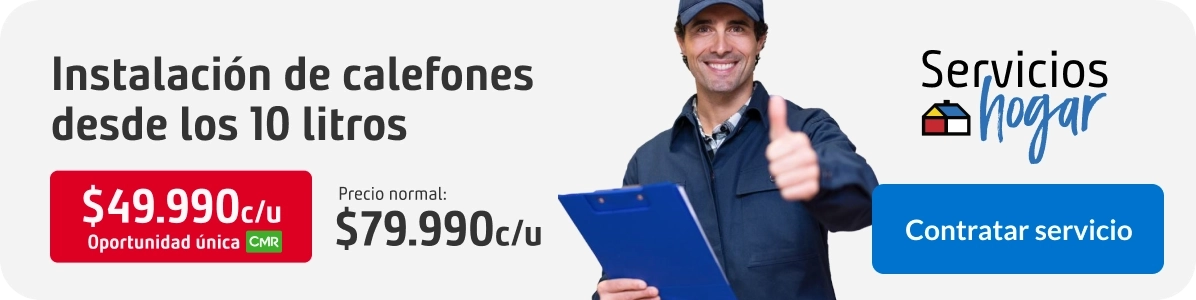 instalacion de calefones desde 10 litros