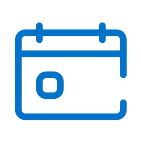 Calendario en el proceso de tipos de entrega