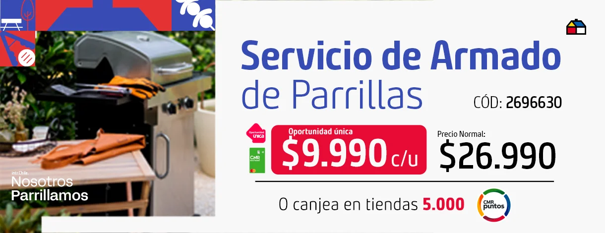 Servicio de armado de parrillas