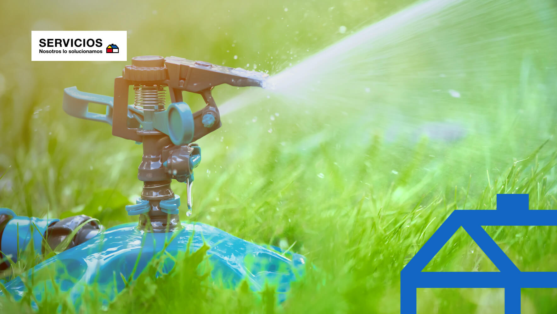 Riego automático Jardín con instalación de riego automático