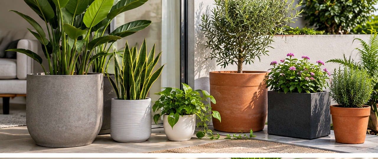 cómo elegir el tamaño y tipo de macetero para plantas