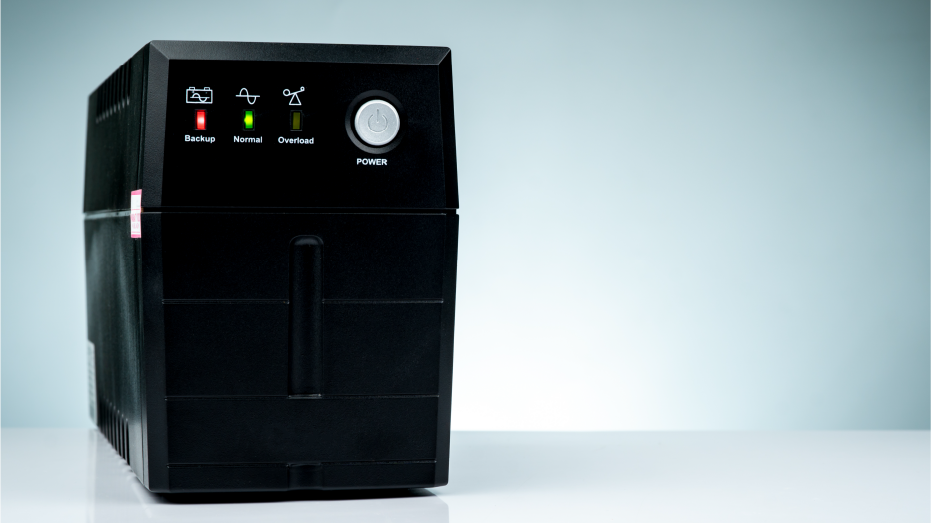 imagen de un UPS frontal