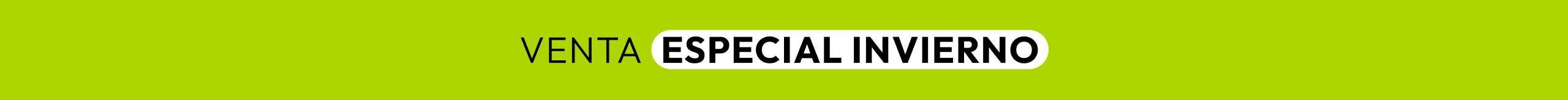 Venta especial invierno
