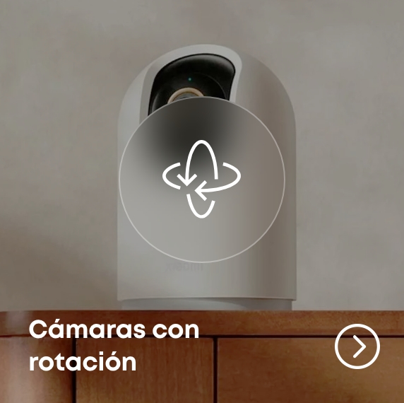 Camara de seguridad interior con rotacion
