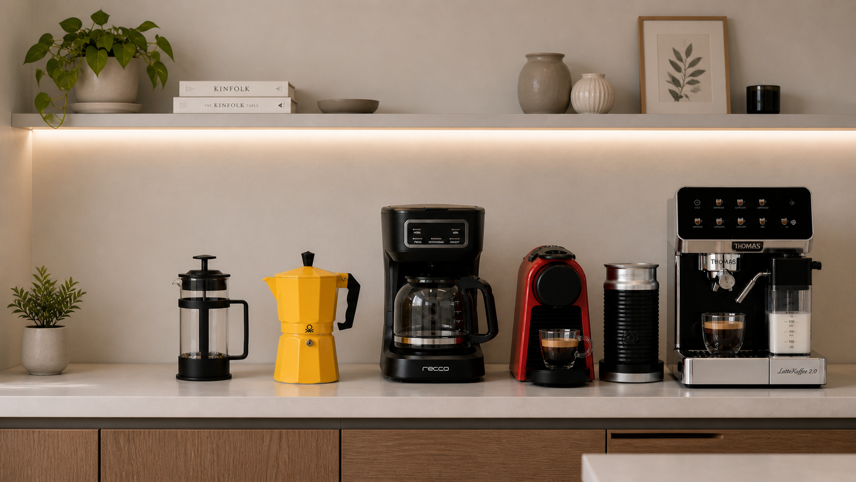 Tipos de cafeteras: cómo elegir la ideal para tu rutina