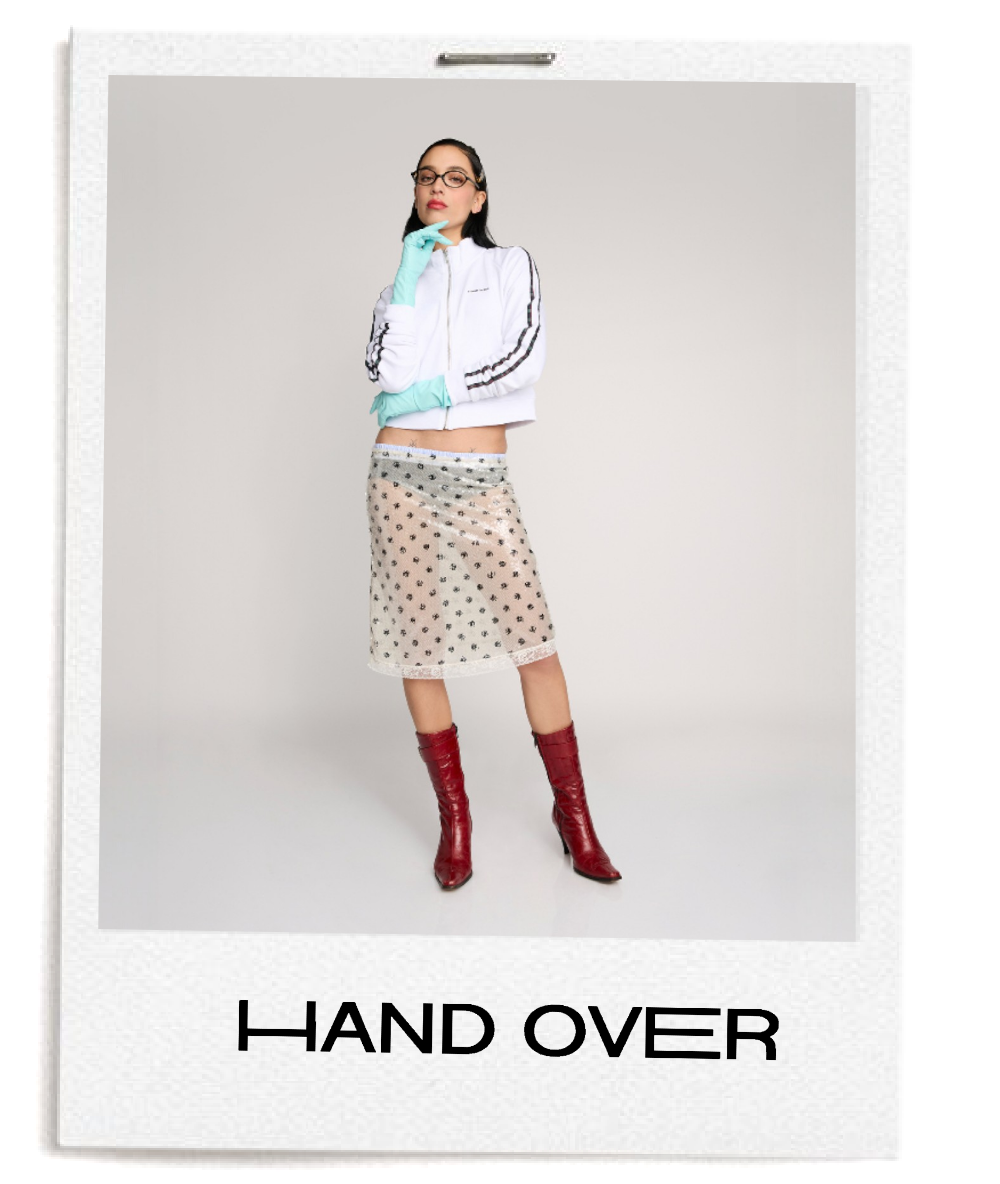 hand over