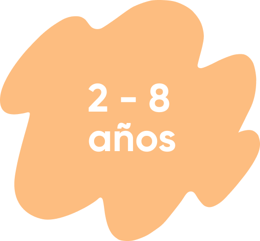 2 a 8 años