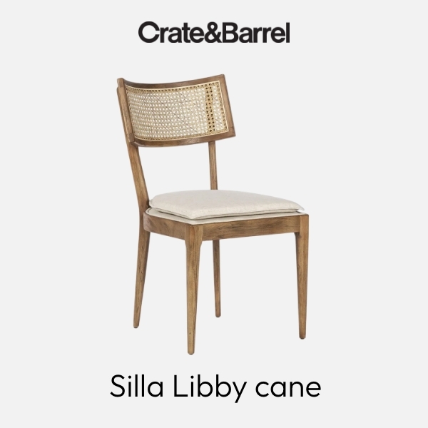 Silla Libby cane Crate and Barrel
