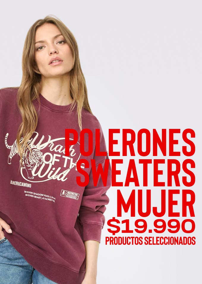 Polerones mujer