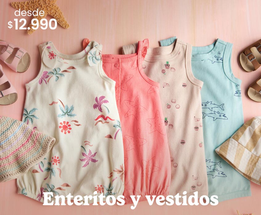 Enteritos y vestidos