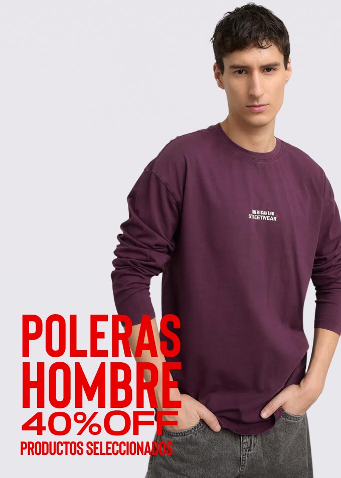 Poleras hombre
