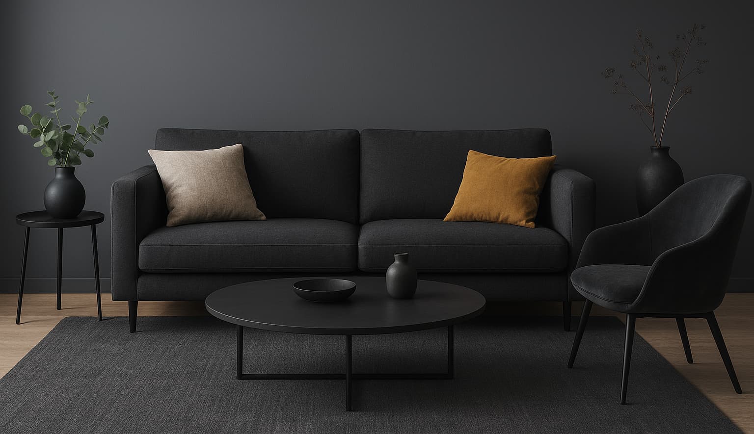 gris marengo en decoracion de interior