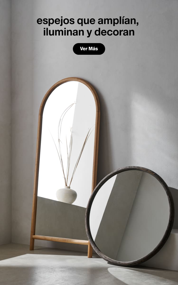 Espejos que amplían, iluminan y decoran