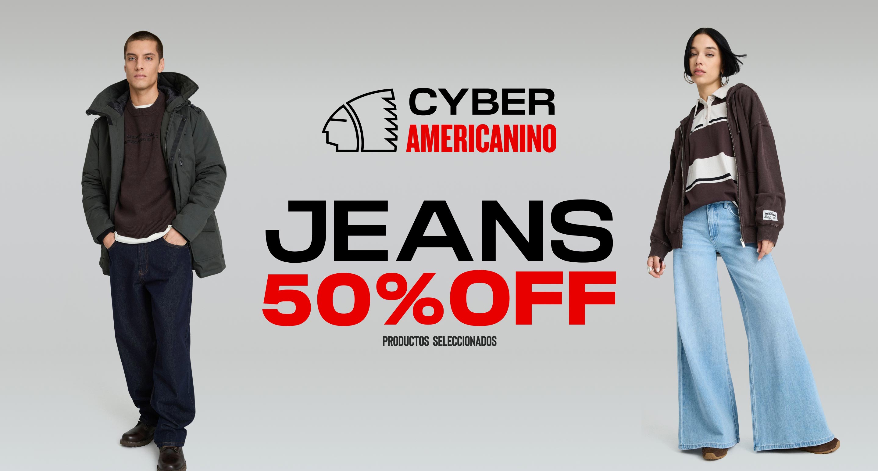 Jeans 50% OFF Productos seleccionados