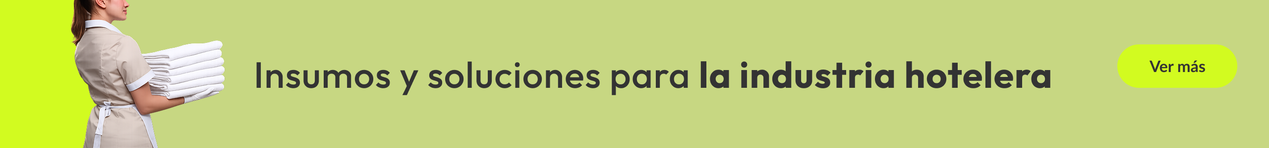 Insumos y soluciones para la industria hotelera